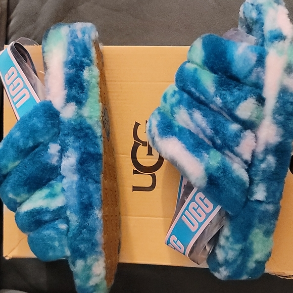 Ugg W8 Fluff Yeah Marble Slide - Picture 6 of 10